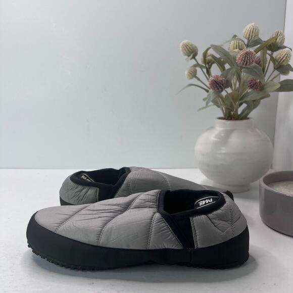 P448 Laby Quilted Puffer Slip On Sneaker Comfort Round Toe Grey Women 7.5/EU 38 - Picture 4 of 9